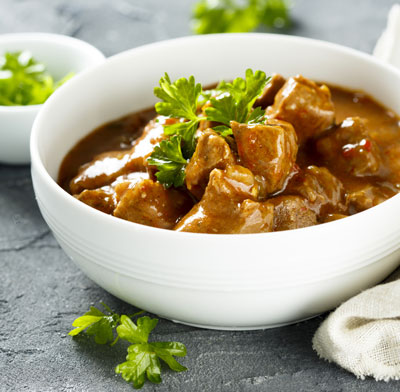 Spezzatino di struzzo pronto